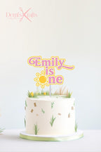 Personalised Sunshine First Birthday Cake Topper - Demi's Krafts