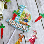Peter Rabbit Inspired Birthday Cake Topper : Adventures of Peter rabbit - Demi's Krafts