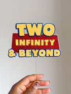 Two Infinity & Beyond Cake Topper - Demi's Krafts